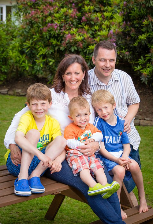 Kirsten Speirs Interview, Photograph with Family